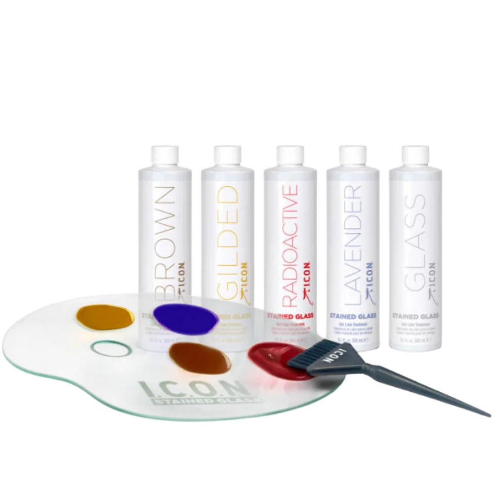 I.C.O.N. STAINED GLASS pusiau ilgalaikiai dažai I.C.O.N. STAINED GLASS pusiau ilgalaikiai dažai