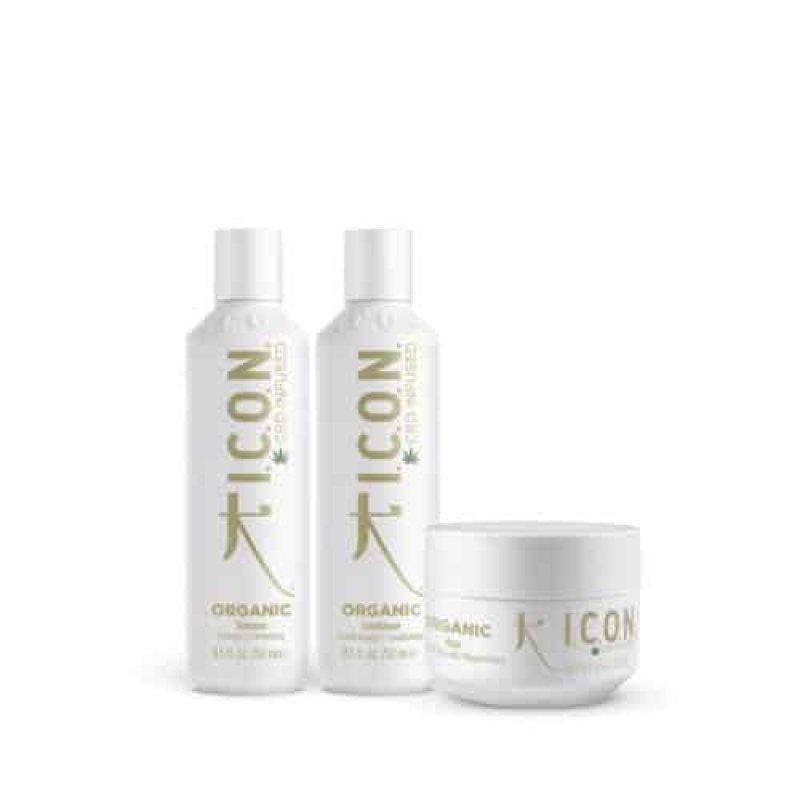 I.C.O.N. ORGANIC kanapių aliejaus rinkinys Light