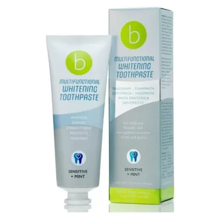 Balinamoji dantų pasta BeConfident Multifunctional Whitening Toothpaste Sensitive + mint, jautriems dantims, mėtų skonio, 75 ml