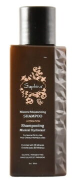 Drėkinamasis šampūnas plaukams Saphira Mineral Moisturizing Shampoo SAFKMS1