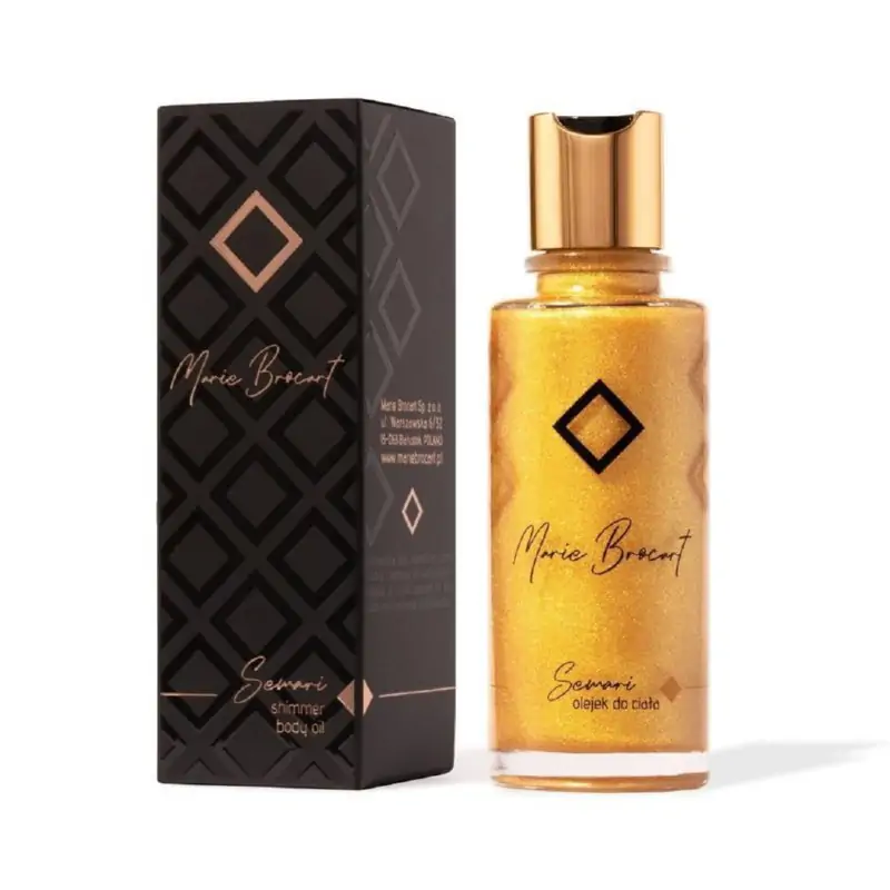 Drėkinamasis, švytėjimo kūnui suteikiantis aliejus Marie Brocart Semari Shimmer Body Oil MAR08015, 100 ml