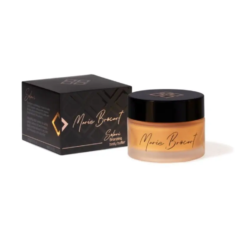 Drėkinamasis, švytėjimo kūnui suteikiantis sviestas Marie Brocart Solari Shimmer and Bronzing Body Butter MAR08169, su bronzantais, 50 g