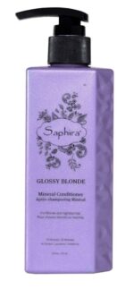 Kondicionierius šviesiems plaukams Saphira Glossy Blonde Conditioner SAFGBC2