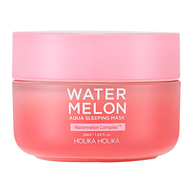 Naktinė kaukė veido odai su arbūzų ekstraktu Holika Holika Watermelon Aqua Sleeping Mask HH20018731