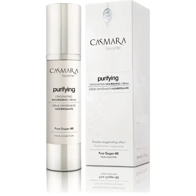 Maitinamasis veido kremas Casmara Purifying Pure Oxygen 02 CASA20002V, deguoninis, 50 ml