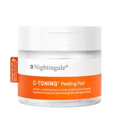 Padeliai skaistinantys ir tonizuojantys veido odą Nightingale Derma C-Toning Peeling Pad NIG27930