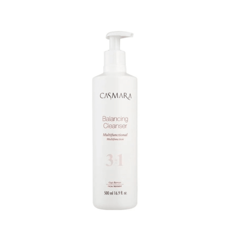 Prausiklis veido odai Casmara Cleanser Balancing Skin 3 in 1 CASA90004, skirtas visų tipų odai, 500 ml