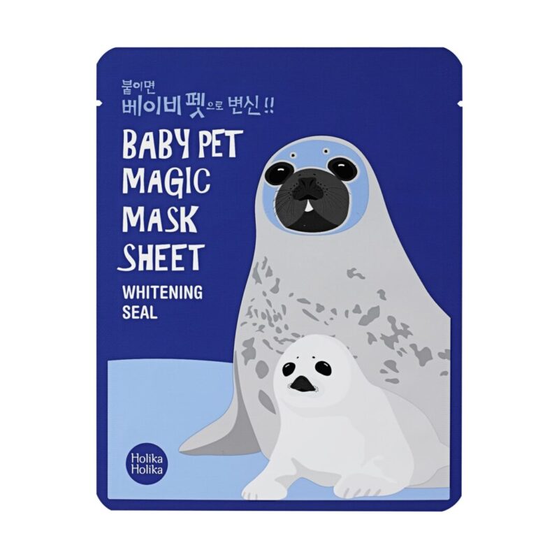 Lakštinė veido kaukė Holika Holika Baby Pet Magic Mask Sheet (Seal) HH20013057