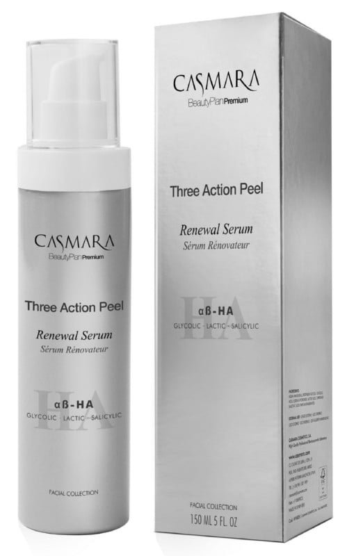 Trejopo poveikio veido odos šveitiklis Casmara Three Action Peel Renewal Serum CASA91005/91105