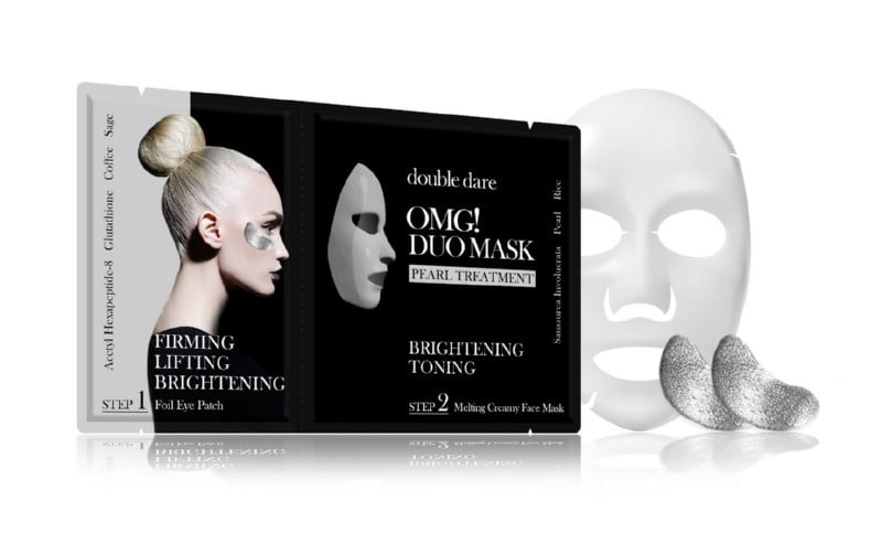 Veido priežiūros priemonių rinkinys OMG! Duo Mask - Pearl Theraphy