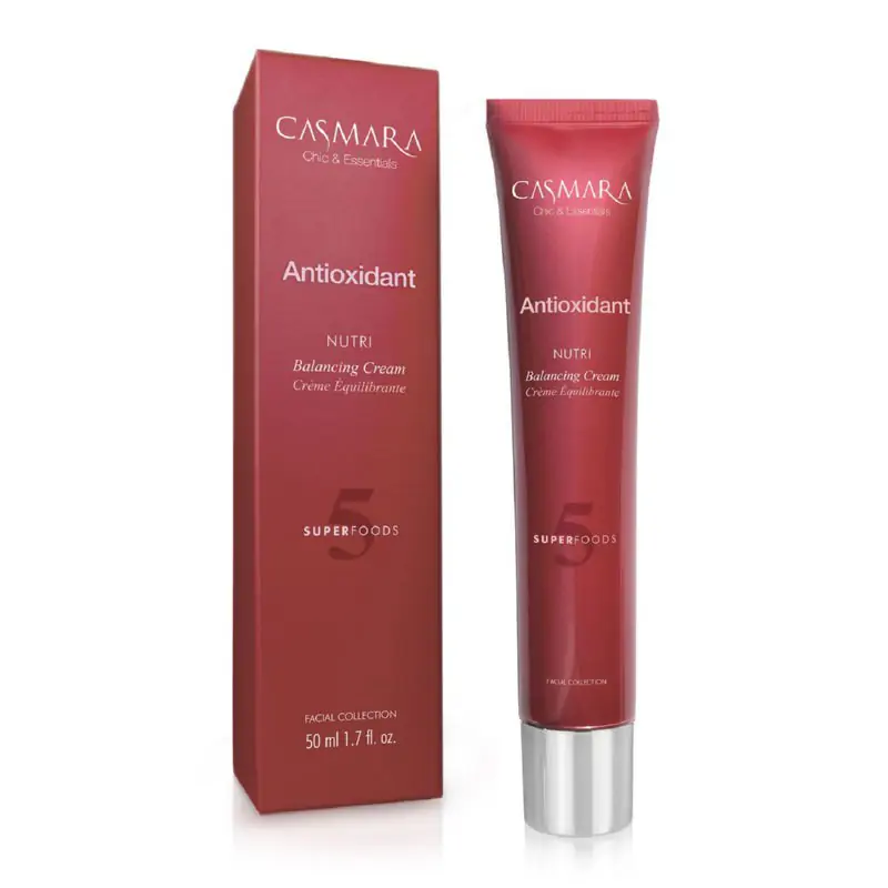 Maitinamasis veido kremas Casmara Antioxidant Balancing Nourishing Cream CASA41002, antioksidacinis, su Goji uogų ekstraktu, 50 ml