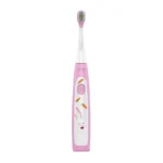 Vaikiškas įkraunamas elektrinis, garsinis dantų šepetėlis OSOM Oral Care Kids Sonic Toothbrush Pink OSOMORALK7PINK, rožinės spalvos, IPX7