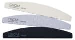 Dildžių nagams rinkinys Osom Professional Emery Half Moon Shape Nail Files Kit OSOMP1793