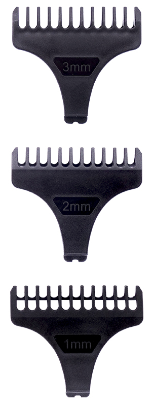 Papildomų šukų rinkinys plaukų kantavimo mašinėlei - trimeriui OSOM Professional Hair Trimmer Blade OSOMHC700COMBS