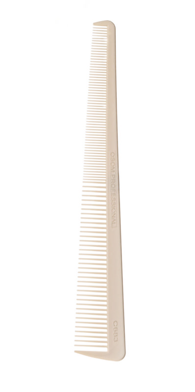 Plaukų šukos OSOM Professional White Cutting Comb OSOMPRO683WHT