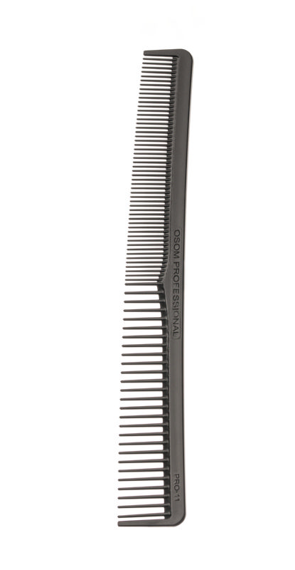 Plaukų šukos OSOM Professional Black Cutting Comb OSOMPRO11BLK