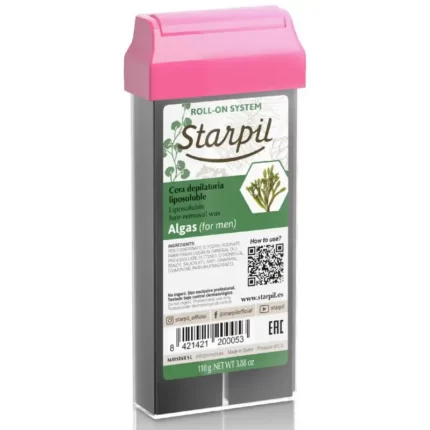 Vaškas kasetėje Starpil Roll-On STR3010101001 Cera Algas, jūros dumblių, tinkamas vyrams, 110 g