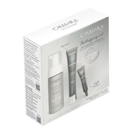 Veido priežiūros priemonių rinkinys Casmara Mattifying Set Anti Blemish & Hydrating CASAL1101, skirtas riebiai veido odai