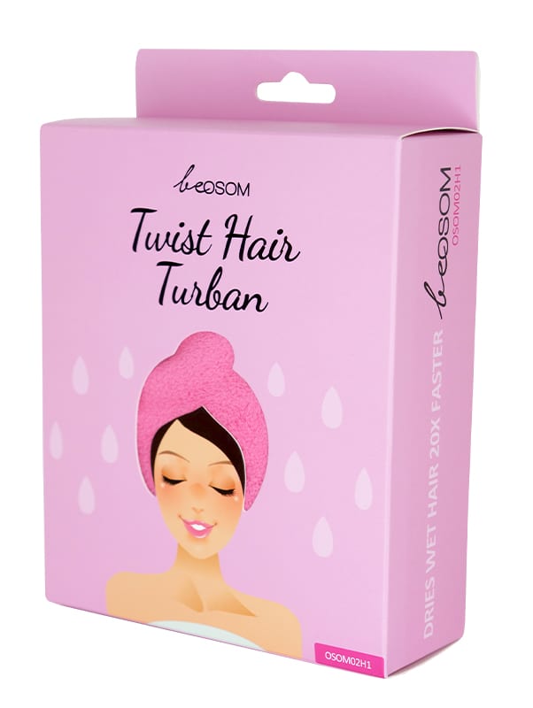 Turbanas plaukams beOSOM Twist Hair Turban OSOM02H1