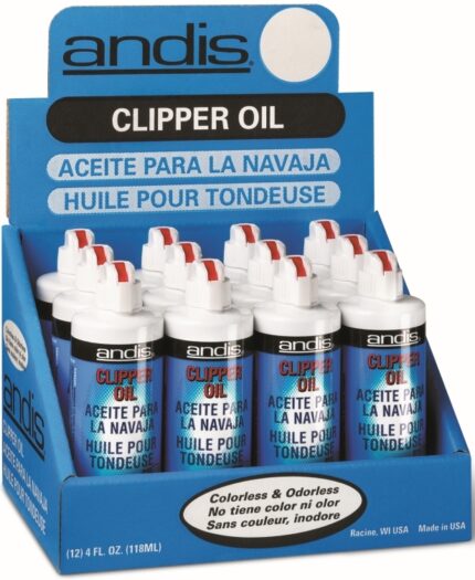 Tepalas Andis Clipper Oil Al-Andis 12501 plaukų kirpimo mašinėlių peiliukams sutepti