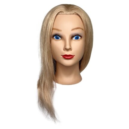 Manekeno galva Osom Professional XUCMSN292, 100% natūralūs, šviesūs plaukai, ilgis apie 40-42 cm