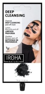 Detoksikuojanti veido kaukė IROHA Black Peel Off Detox Mask Charcoal MCIN08/MCIN1510