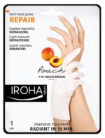 Kaukė rankoms Iroha Regenerating Peach Hand & Nail Gloves INHAND1/INHAND715 su persikais