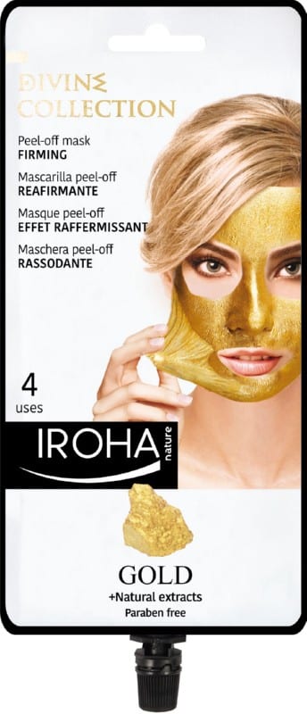 Stangrinamoji veido kaukė Iroha Divine Collection Peel-off Mask 24K Gold MCIN09