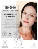 Veido ir kaklo kaukė Iroha Tissue Face & Neck Mask Triple HA MTIN22