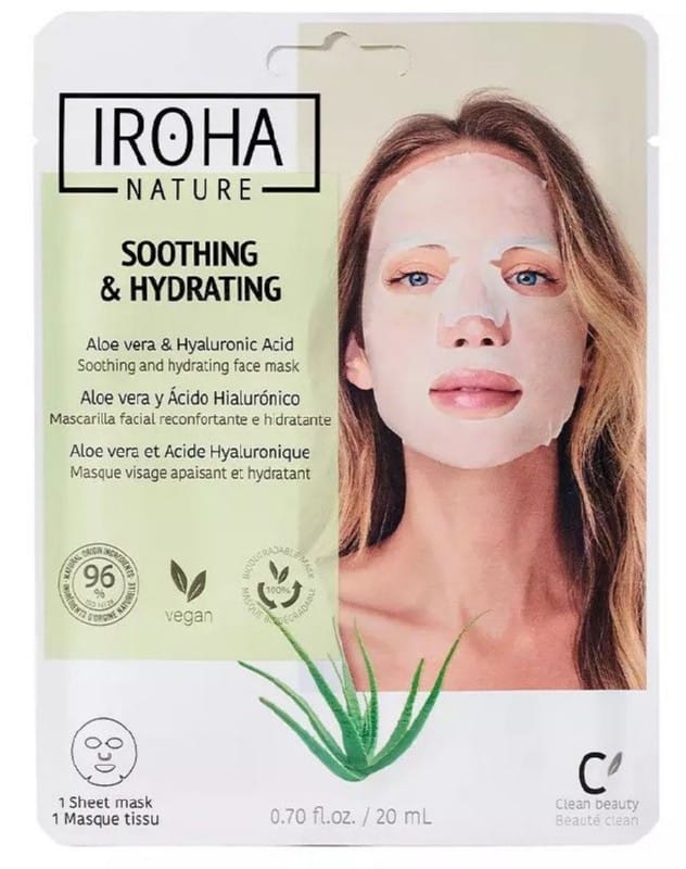 Veido kaukė Iroha Nature Soothing & Hydrating