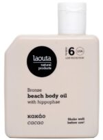 Drėkinamasis deginimosi aliejus kūnui Laouta Beach Body Tanning Oil Cacao LAO0012