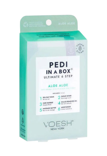 Procedūra kojoms Voesh Ultimate 6 Steps Pedi In A Box 6 in 1 Aloe Aloe VPC607ALO