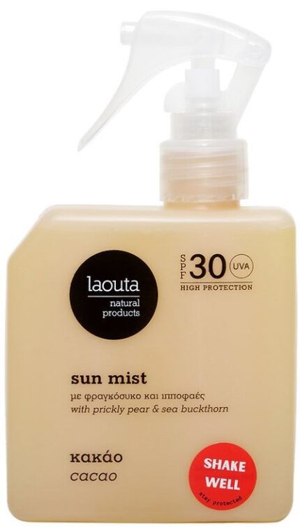 Purškiama apsauga nuo saulės Laouta Sun Mist SPF 30 Cacao LAO0015