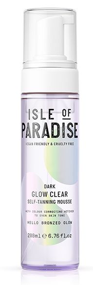 Skaistinančios odą savaiminio įdegio putos Isle Of Paradise Dark Glow Clear Self Tanning Mousse IP890026