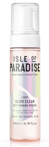 Skaistinančios odą savaiminio įdegio putos Isle Of Paradise Light Glow Clear Self Tanning Mousse IP890024