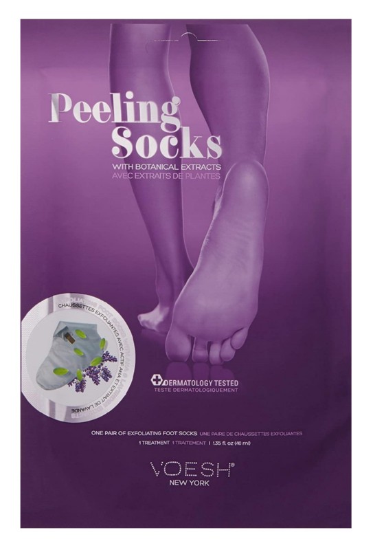 Šveičiamoji kaukė pėdoms Voesh Exfoliating Peeling Socks VFP101LVR