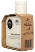 švytėjimo veido odai suteikiantis kremas nuo saulės Laouta Sun Lite Pearl Oil Free Face Sunscreen LAO0040