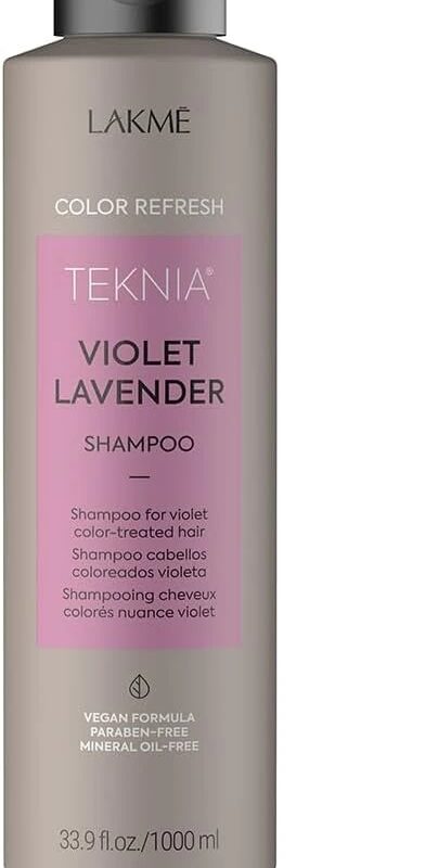 Lakme Teknia Refresh violetinis levandų šampūnas 1000ml