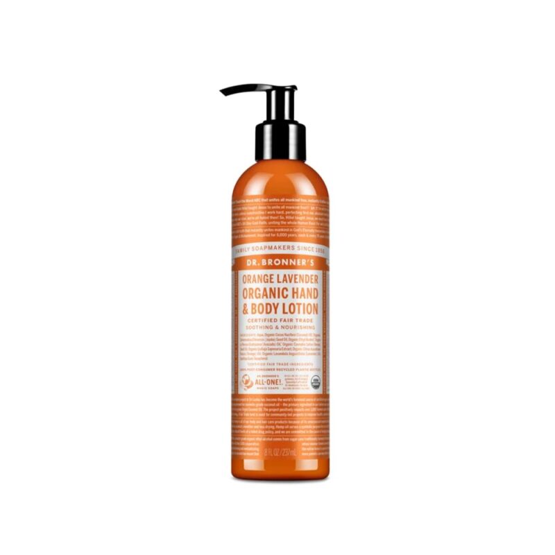 Dr. Bronner&apos;s Organic Orange-Lavender kūno losjonas 240 ml