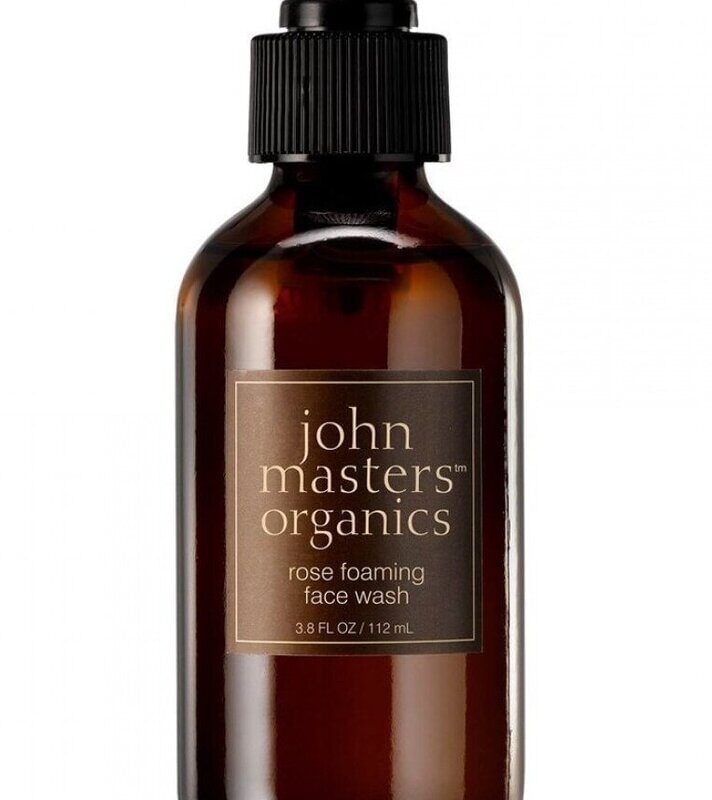 John Masters Organics Rose putojantis veido prausiklis 112 ml