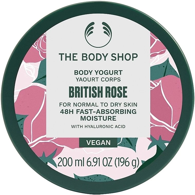 The Body Shop British Rose kūno jogurtas 200 ml