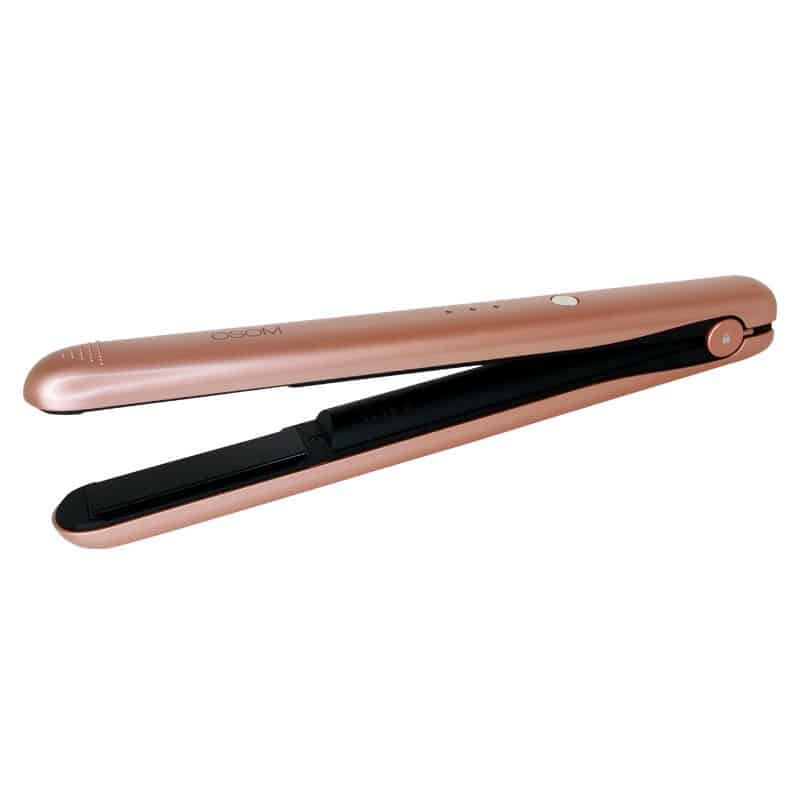 Įkraunamas plaukų tiesintuvas Osom Cordless Hair Straightener Champagne Gold OSOMHS2003CHP, aukso spalvos, belaidis