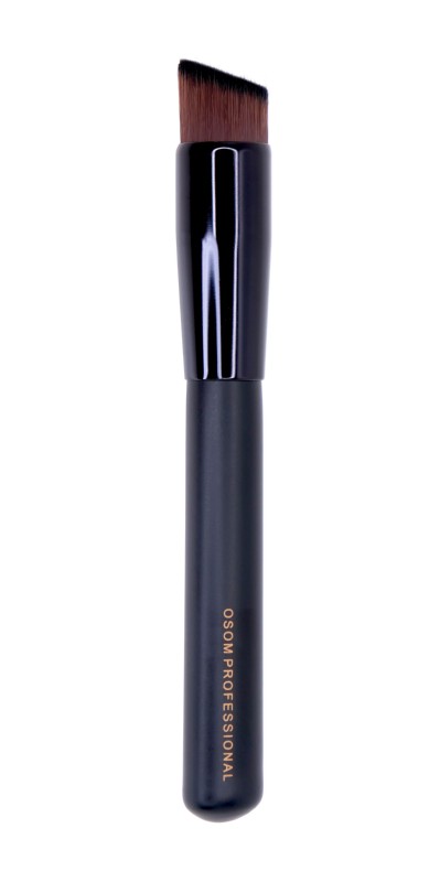 Kosmetinis šepetėlis veido kontūravimui OSOM Professional Angled Flat Top Powder Brush PF0210-5