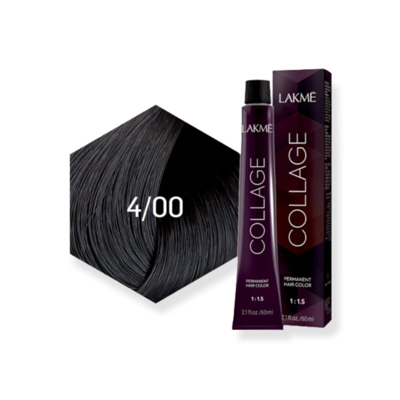 Lakme Collage 4/00 Permanent Color 60ml