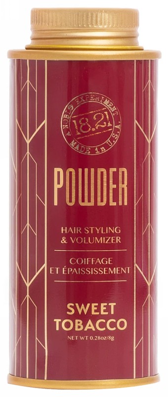 Pudra plaukams 18.21 Man Made Sweet Tobacco Hair Styling & Volumizer Powder PWD03ST