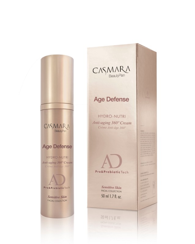 Maitinamasis veido kremas jautriai odai Casmara Age Defense Hydro-Nutri Cream CASA61001
