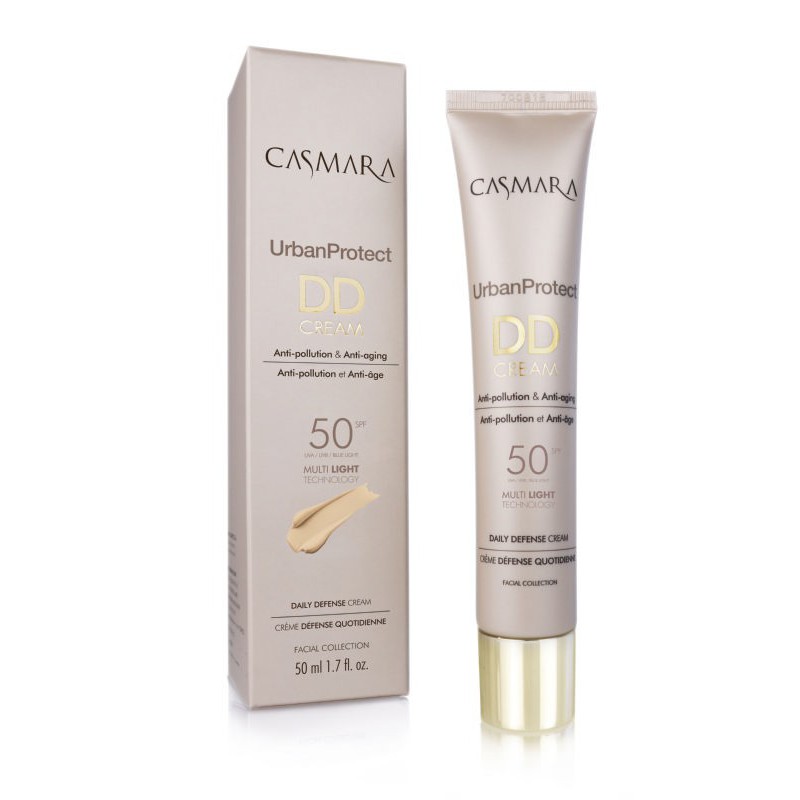 Maskuojamasis veido odos kremas Casmara DD Cream Urban Protect SPF 50 Natural Light 00 CASA09500, 50 ml