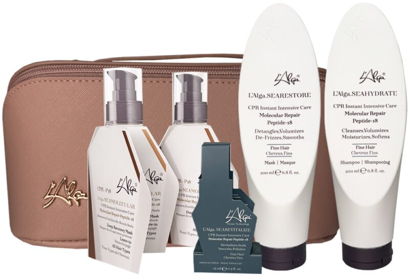 Plaukų priežiūros priemonių rinkinys L'Alga CPR P-18 Medium & Coarse Hair Haircare Bag LALA600422