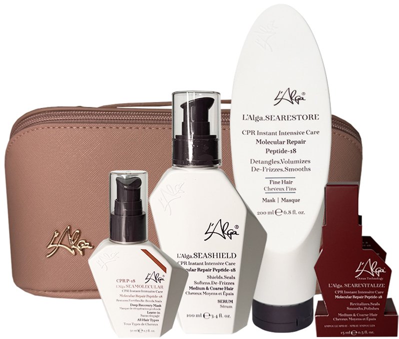 Plaukų priežiūros priemonių rinkinys L'Alga CPR P-18 Fine Hair Haircare Bag LALA600423
