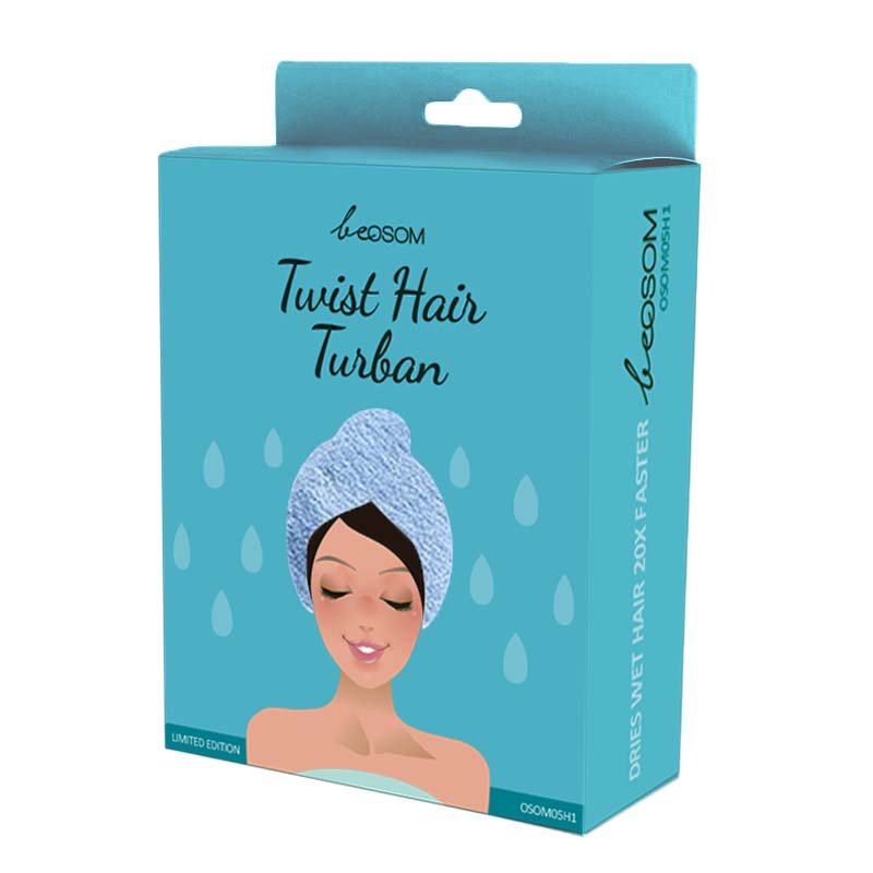 Turbanas plaukams Be Osom Twist Hair Turban Blue OSOM05H1